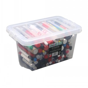 Wham Crystal Plastic Storage Box & Lid Size 02 (7 Litre)